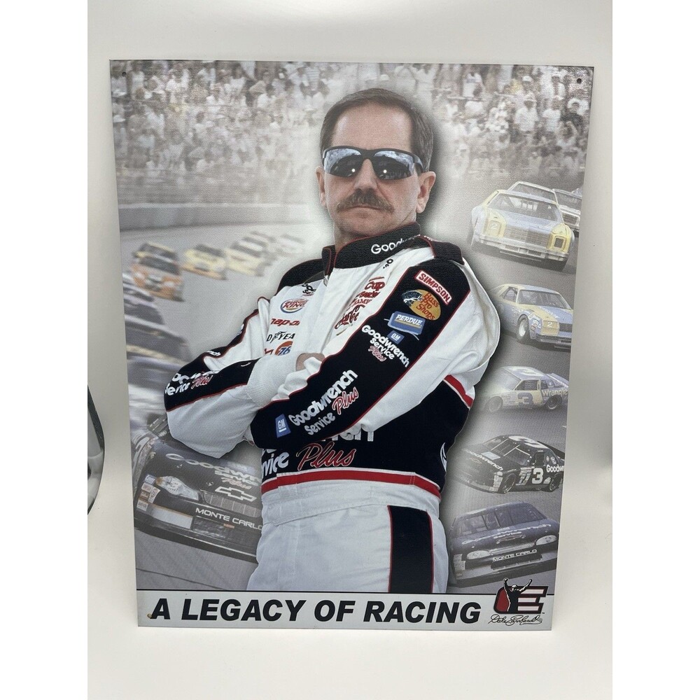 Dale Earnhardt Sr ‘A Legacy of Racing’ Metal Sign